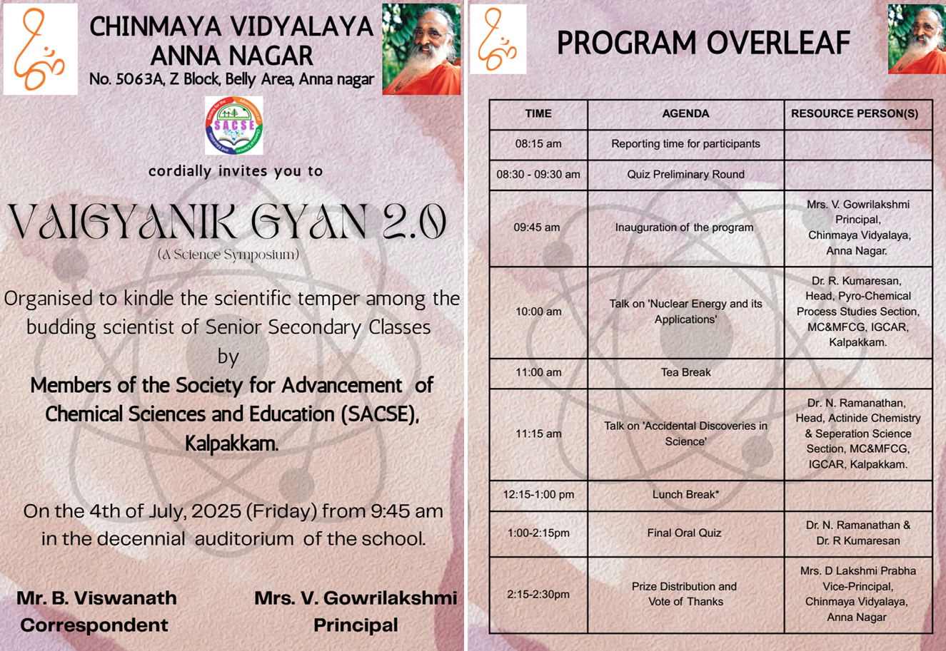 Chinmaya Program-Flier